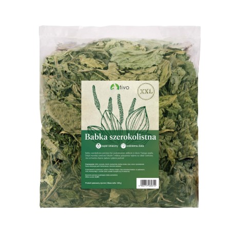 BABKA SZEROKOLISTNA XXL 400G Tivo królik zioło zdrowie dieta zęby wątroba trawienie futro mieszanka karma
