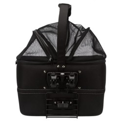 TRIXIE Przedni kosz rowerowy dla zwierząt, 41 x 47 x 29 cm, czarny