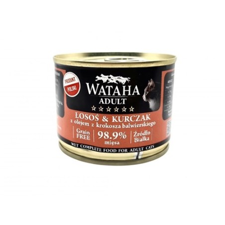 Wataha Hunt adult cat łosoś kurczak 200g