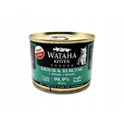 Wataha Hunt Kitten Cat królik kurczak 200g kociaki