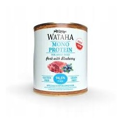 Wataha wieprzowina z borówkami 800g Mono protein