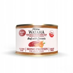 Wataha mono protein adult dog 94,6% wołowina z marchewką 185g