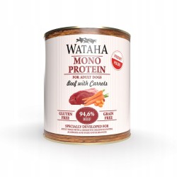 Wataha monoprotein adult wołowina z marchewką 800g