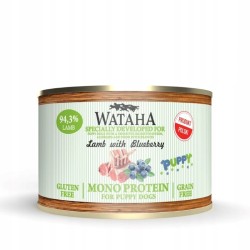 Wataha mono protein puppy 94,3% jagnięcina z borówką amerykańską 185g