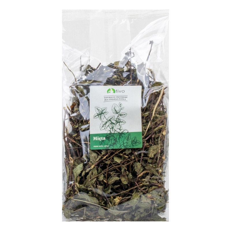 MIĘTA Tivo zioło zwierzynkowo przysmak smakołyk trawienie zapach zęby apetyt zęby