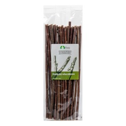 GAŁĄZKI WIERZBOWE 100G Tivo zwierzynkowo zioła przysmak smakołyk zęby ścieranie