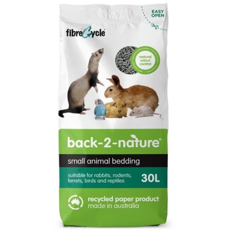 ŻWIREK PAPIEROWY BACK2NATURE 30L żwirek podłoże królik kot gryzonie wyściółka