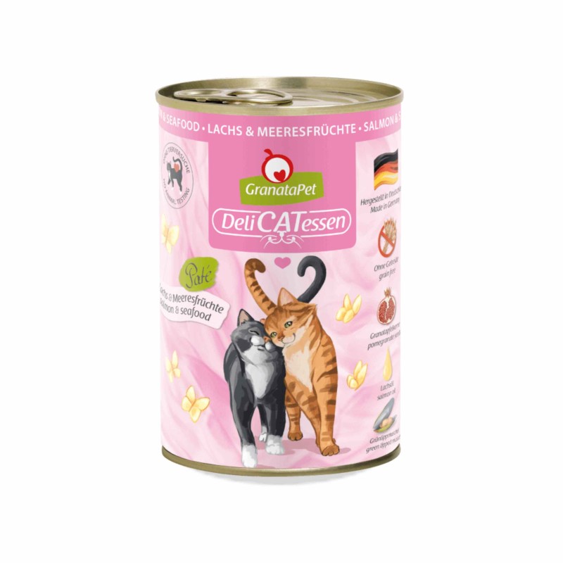 Granatapet DeliCatessen łosoś i owoce morza 400g