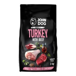 Karma John Dog dla psów z indykiem i wołowiną | zwierzynkowo.pl