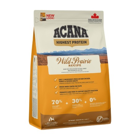 Acana wild prairie dog 2kg zwierzynkowo dieta trawienie sucha karma mięso składniki