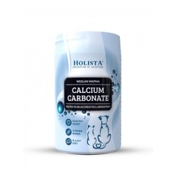 Holista Calcium Carbonate 250g Węglan wapnia dla psa i kota suplement zdrowie zwierzynkowo dieta barf