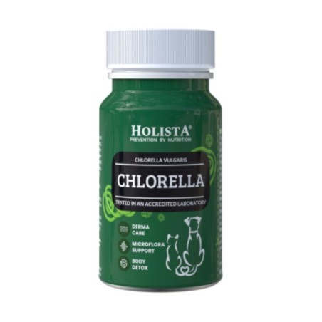 HOLISTA CHLORELLA 90 SZT. TABLETEK Super Alga dla psa i kota