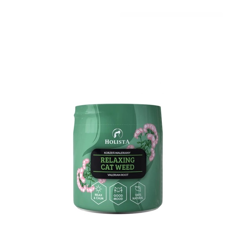 Holista Relaxing Cat Weed 50g Waleriana dla kota zwierzynkowo kot zabawa uspokaja waleriana