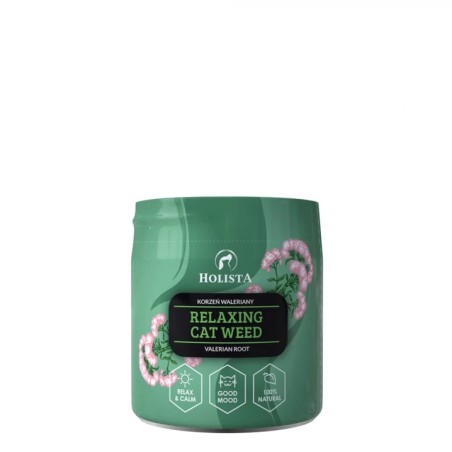 Holista Relaxing Cat Weed 50g Waleriana dla kota zwierzynkowo kot zabawa uspokaja waleriana
