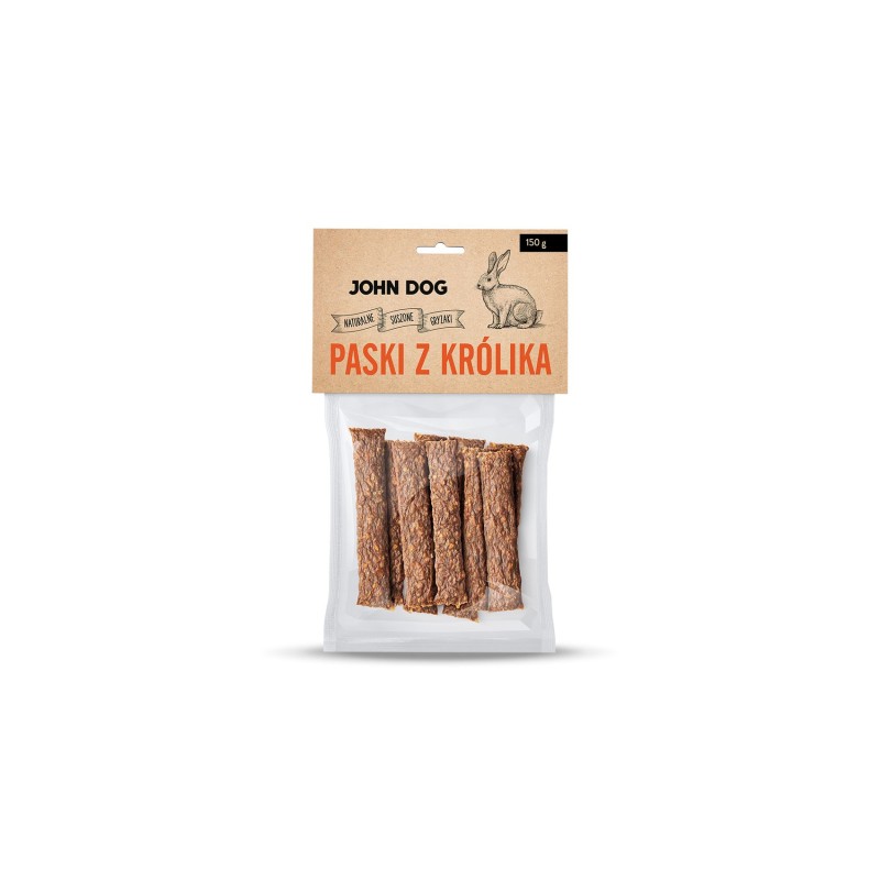 John Dog paski z królika 150g
