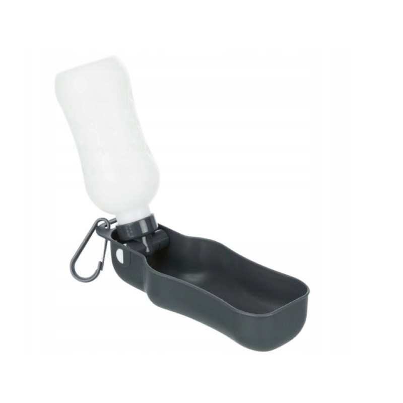 Butelka z miską 250ml Trixie na spacer | zwierzynkowo.pl