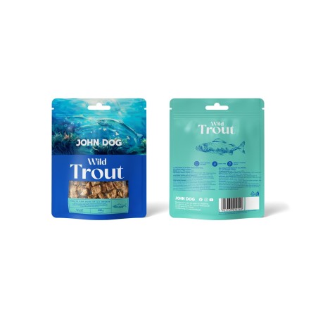John Dog wild fish Trout pstrąg 100g przysmak treningowy