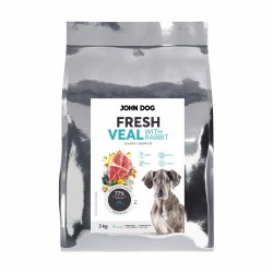 John Dog junior cielęcina z królikiem 3kg karma sucha