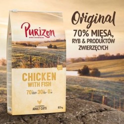 Purizon kurczak z rybą 400g sucha karma dla kota