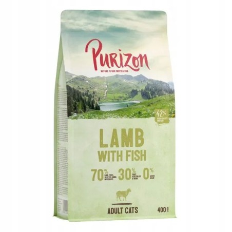 Purizon jagnięcina i ryba 400g sucha karma dla kota