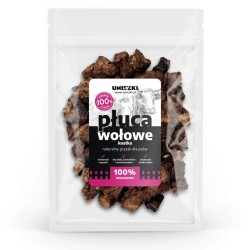 Płuca wołowe w kostce nat. dla psów 150g Uniszki Przysmak gryzak