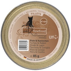 Catz Finefood tacka filety 85g indyk/królik N.409 mokra karma dla kota