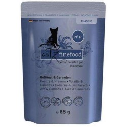 Catz Finefood classic drób i krewetka 85g	mokra karma dla kota