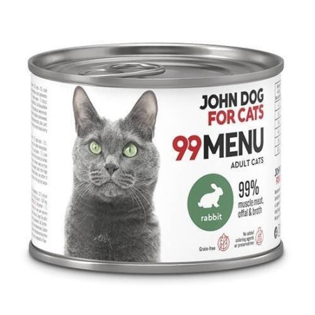 John Dog for cats 99 królik 200g	karma mokra dla kota