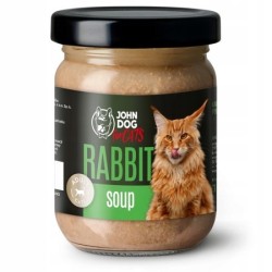 John Dog for cats Kocięta Królik Zupa 100g słoik mokra karma