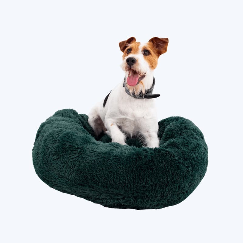 Legowisko Chmurka 100 cm butelkowa zieleń  Produkt Polski