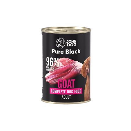 John Dog Pure Black Kozina 400g karma mokra dla psa