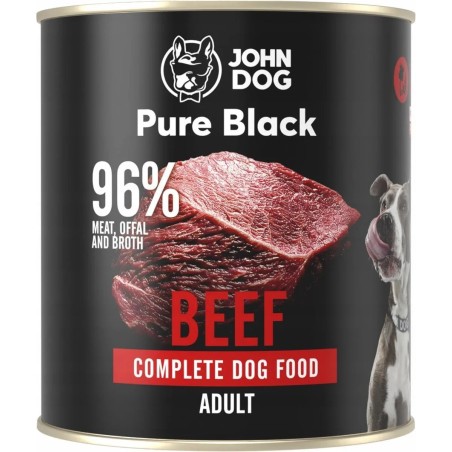 John Dog Pure Black Wołowina 800g karma mokra dla psa