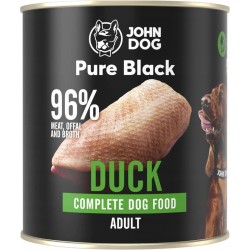 John Dog Pure Black Kaczka 800g karma mokra dla psa
