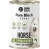 John Dog Pure Black Sensi Hypoallergenic Konina 400g karma mokra dla psa