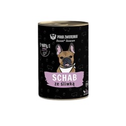 Paka Zwierzaka SH Schab ze Śliwką 400g mokra karma dla psa