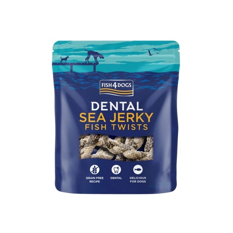 Fish4Dogs Sea Jerky Fish  Twist 100g Przysmak