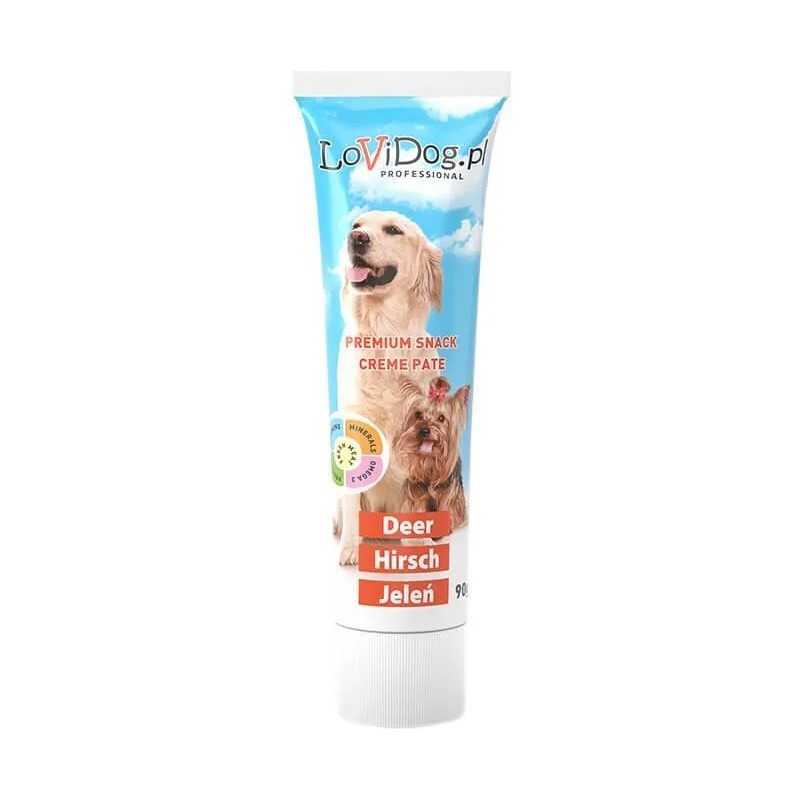 Lovidog Tubka pasztet dla psa z jeleniem 90g