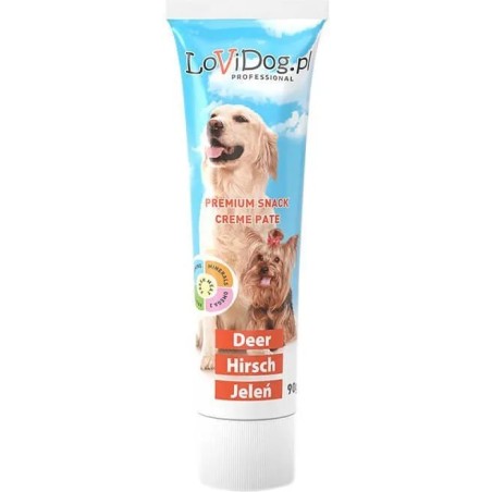 Lovidog Tubka pasztet dla psa z jeleniem 90g