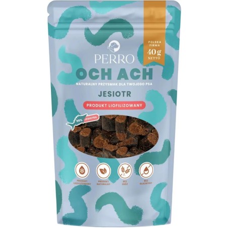 Perro Och Ach liofilizowany Jesiotr 40g Przysmak
