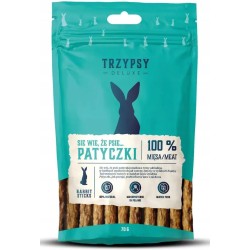 Trzypsy Deluxe Się Wie Że Psie Patyczki z Królika 70g przysmak