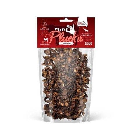 Syta Micha Mini Płucka Wołowe 100g Przysmak Dla Psa