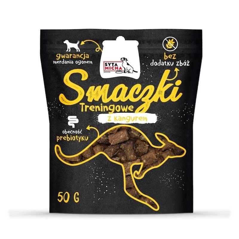 Syta micha - Smaczki treningowe z kangurem 50g