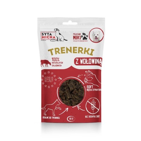 Syta Micha - trenerki w wołowiną 80g