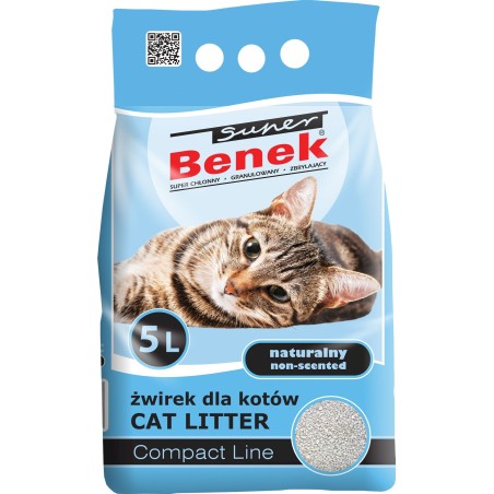 Super Benek Compact Line 5L żwirek bentonitowy dla kota