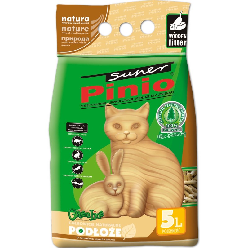 Super Pinio Naturalny Żwirek Drewniany 5L